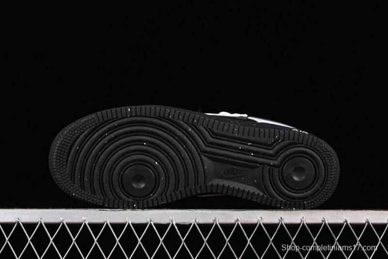 Nike Air Force 1 '07 Low Casual Sneakers with Broken Swoosh Design - HF9096-001