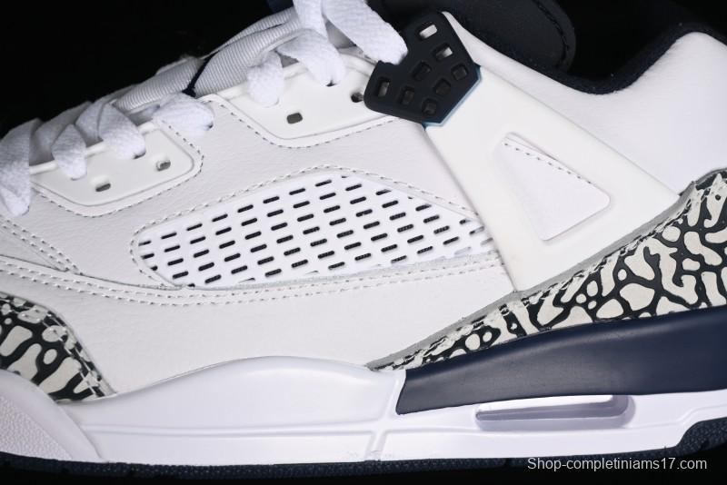 Nike Jordan Spizike Low AJ Hybrid Sneakers with Classic White-Black Colorway - FQ1759-104