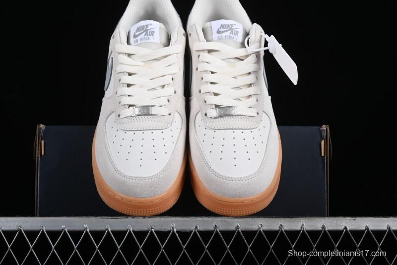 Nike Air Force 1 '07 Low Casual Sneakers with Full-Length Air Cushion - FQ8714-002