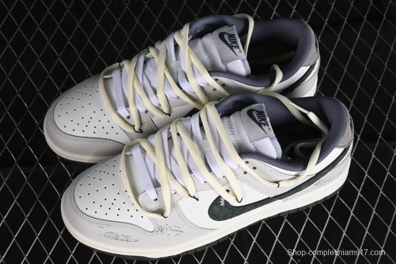 Nike Dunk Low SE Bubble Jellyfish Grey Island SB Strap Low-Top Casual Skate Shoes - FJ4188-100