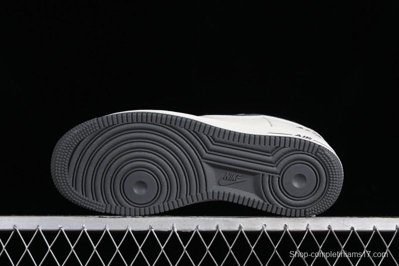 Nike Air Force 1'07 Low "Keep Fresh" Casual Sneakers in Dark Gray with Small Swoosh - BM2023-105