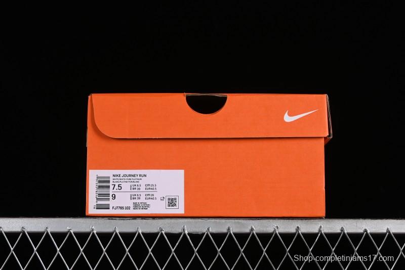 Nike Journey Run 2024 Low-Top Casual Running Shoes with Shock Absorption Anti-Slip and Wear-Resistant Design - FJ7765-102