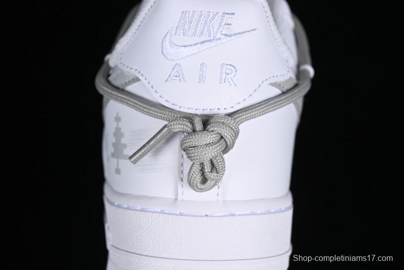 Nike Air Force 1 '07 Low Custom Anime Theme Spray-Painted Swoosh Casual Sneakers - ZH0316-016