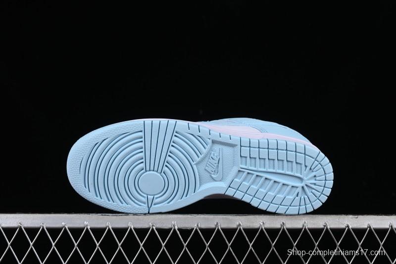 Nike Dunk Low Retro SB Casual Sneakers in Ice Blue Colorway - DV0833-104