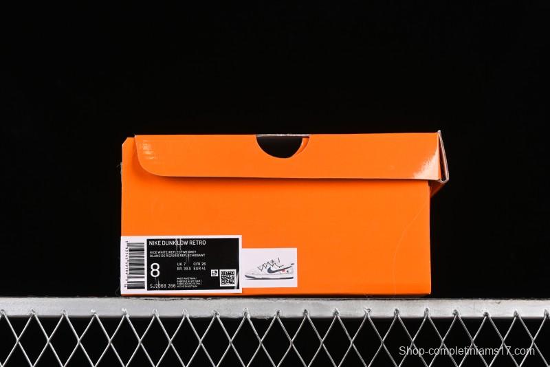 Nike SB Dunk Low Carhartt Collaboration - Strap Grey Hook Anniversary High-End Custom Low-Top Casual Skate Shoes - SJ2068-266