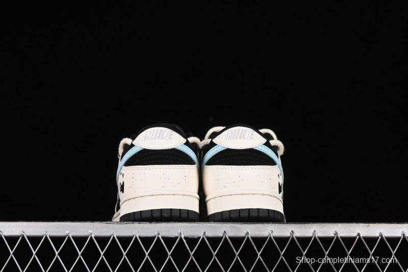 Nike Dunk Low SB Retro Vintage Panda Blueberry Casual Sneakers - DD1391-100