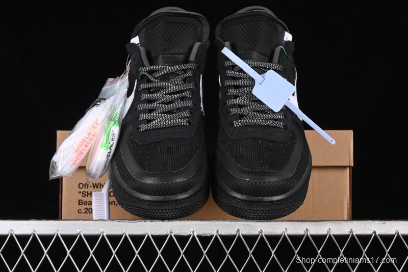 Nike Off White x Air Force 1 Low OW Transparent Black - AO4606-001