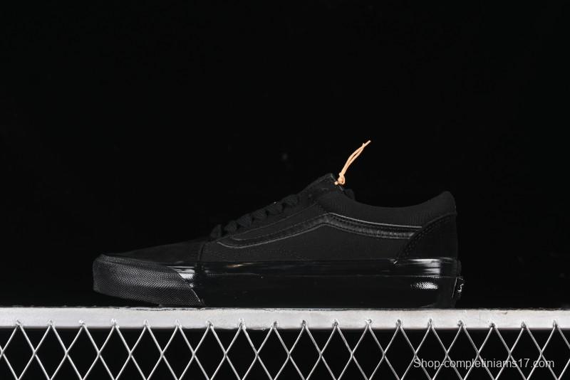 Vans Old Skool Premium Black Suede Retro Skate Shoes - VN000CXTBKA