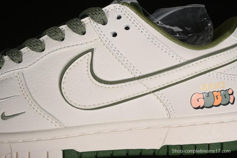 Nike SB Dunk Low Gucci Collaboration Anniversary High-End Custom Sneakers - DQ1098-398