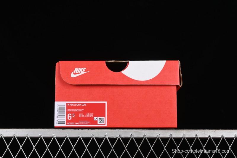 Nike SB Dunk Low White Blue Pink SB Shattered Backboard Casual Skate Shoes - DD1503-500