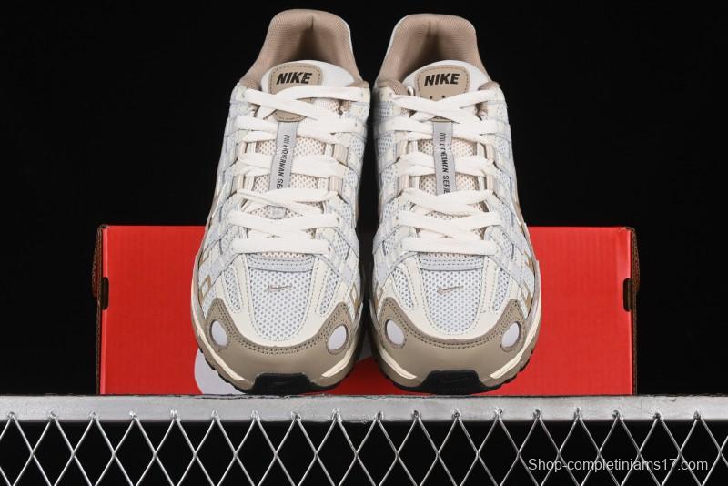 Nike P-6000 Premium Retro Casual Sneakers with Layered Design - FQ8243-025