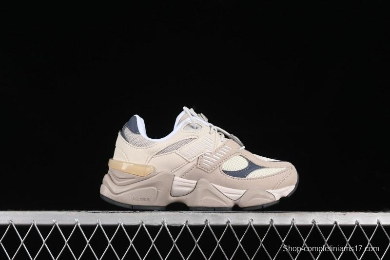 New Balance 9060 Series Kids Hook and Loop Sneakers - PV9060EB