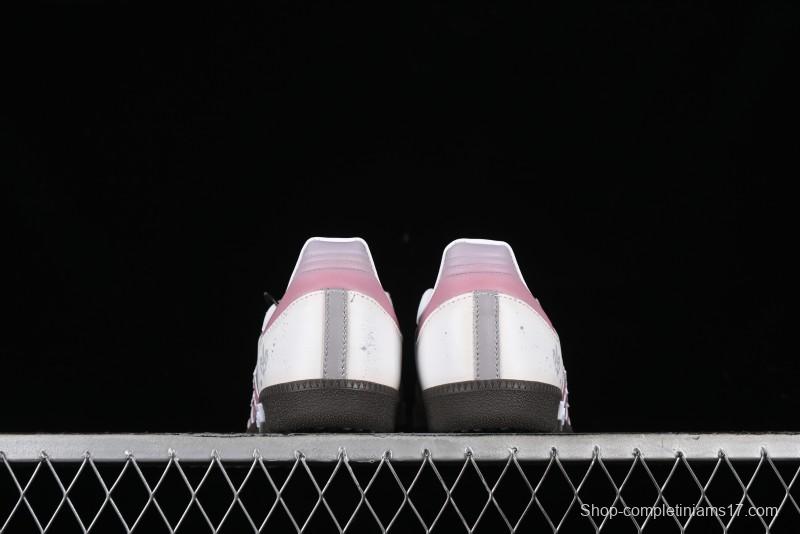 Adidas Originals Samba OG Low-Top Casual Sneakers with Panda Mischief Parachute Academy Design - B75806