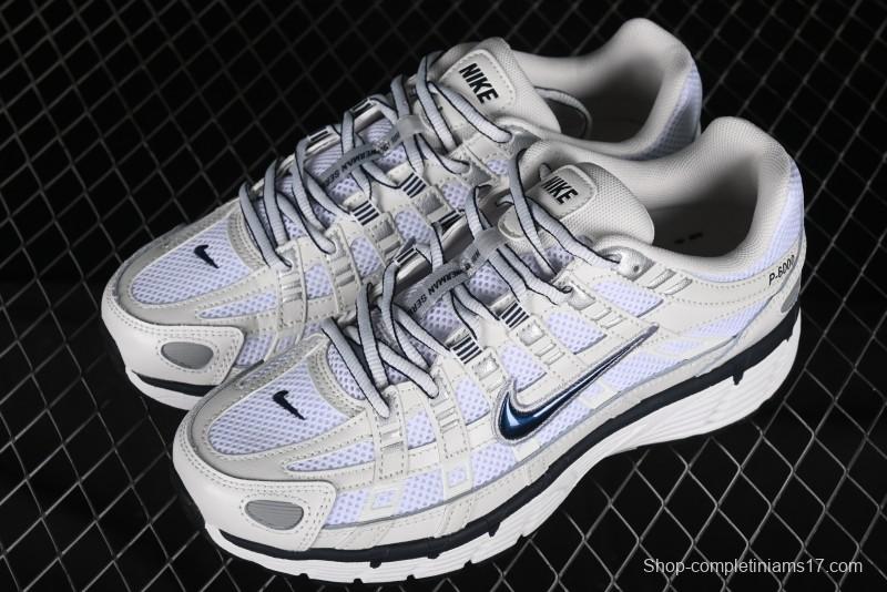 Nike P-6000 Prm Retro Casual Sneakers with Lightweight Design - CD6404-018
