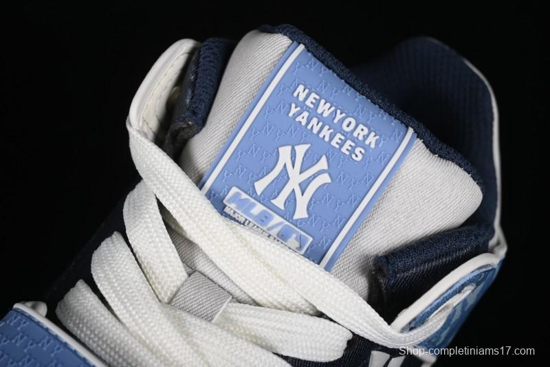 New York Yankees Chunky Liner Mid Denim Monogram Sandals with Thick Sole - 3ASXCHL4N50BLS