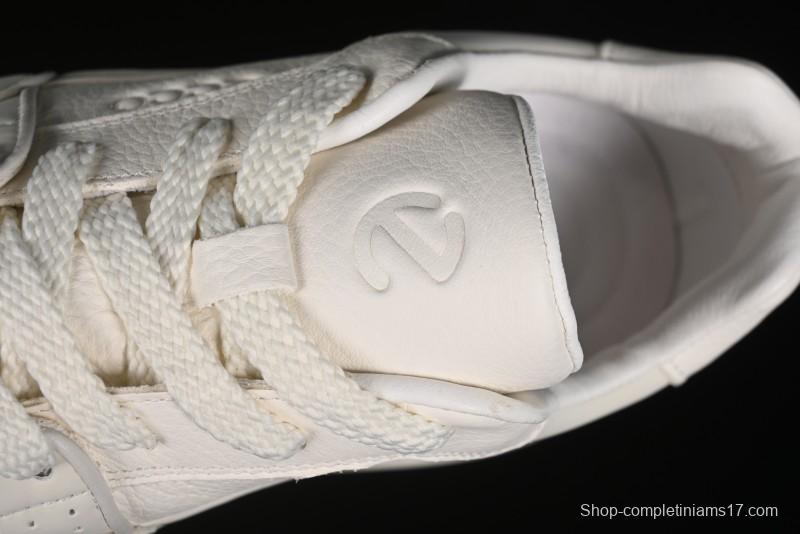 ECCO 2024 New Fashion Simple Versatile Genuine Leather White Sneakers - 61881301002
