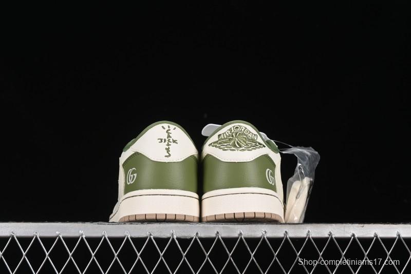 Nike Travis Scott x Fragment Design x Air Jordan 1 Low OG SP AJ1 Low-Top Casual Sneakers - XY2688-105