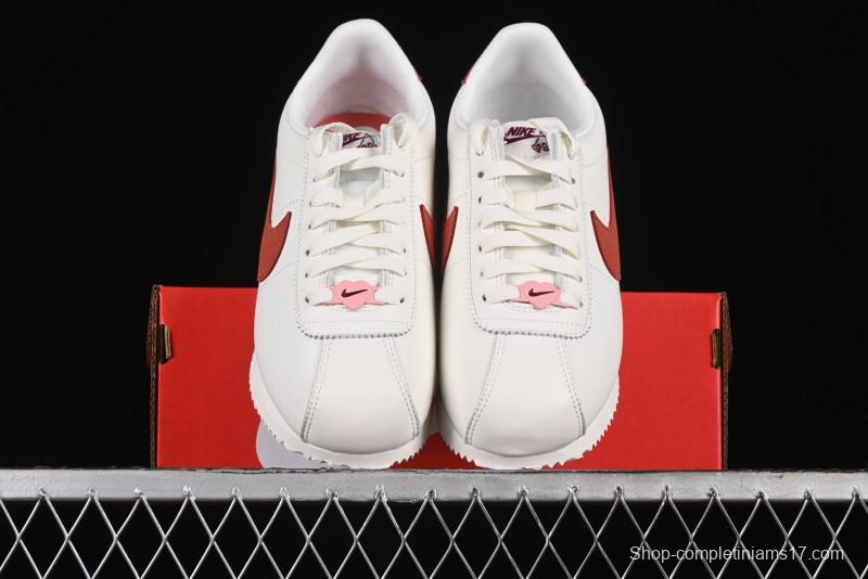Nike Classic Cortez Leather Collaboration Retro Original Leather Running Shoes - FZ5167-133