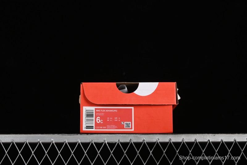 Nike Flex Advance Hook and Loop Breathable Soft Lightweight Kids Shoes - CZ0186-500