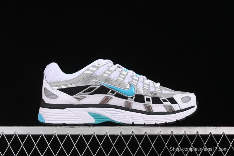 Nike P-6000 Prm Retro Casual Sneakers with Lightweight Design - CD6406-103