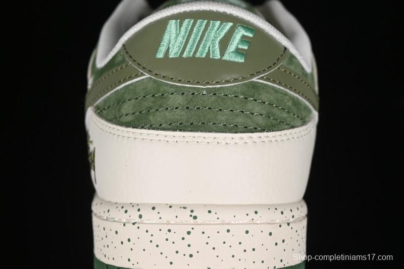 Nike SB Dunk Low Stussy Anniversary Custom Premium Low-Top Casual Sneakers - DQ1098-396