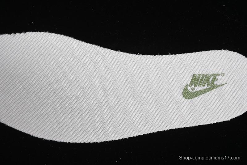 Nike Travis Scott x Fragment Design x Air Jordan 1 Low OG SP AJ1 Retro Sneakers in Off-White & Fresh Green - DM6688-606