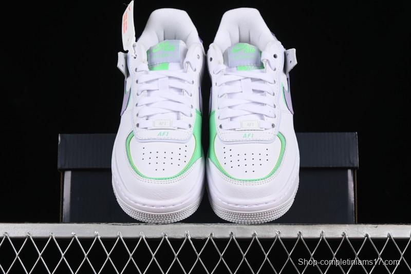 Nike Air Force 1 Shadow Low-Top Sneakers with Lightweight EVA Midsole and Anti-Slip RB Rubber Outsole - CU8591-103