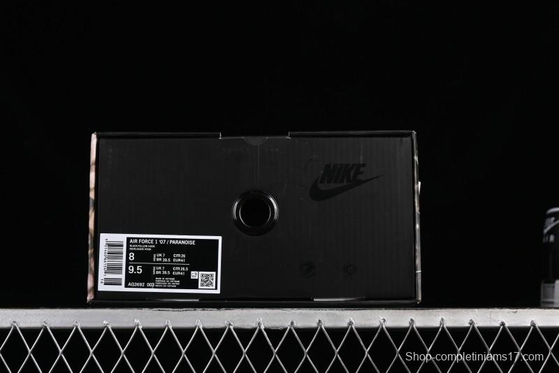 Nike Peaceminusone x Air Force 1 '07 Graffiti Casual Sneakers - AQ3692-003