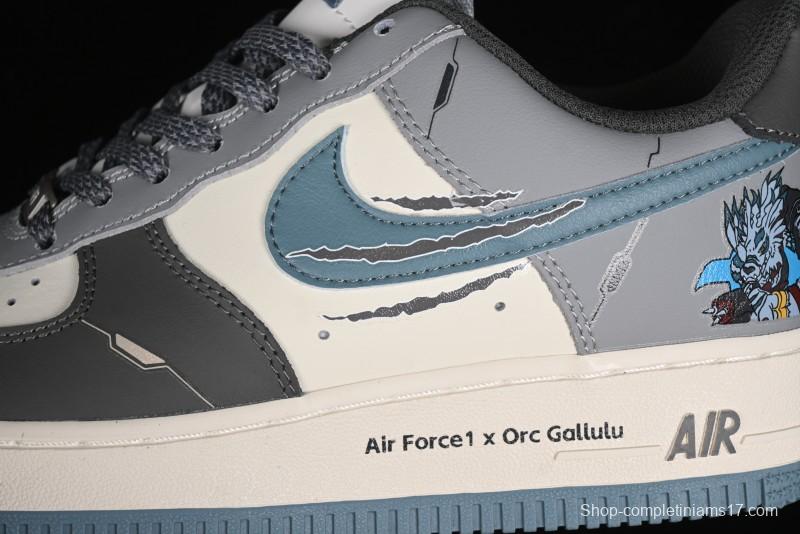 Nike Air Force 1'07 Low "Galuru" Digimon Themed Casual Sneakers - CJ0304-310