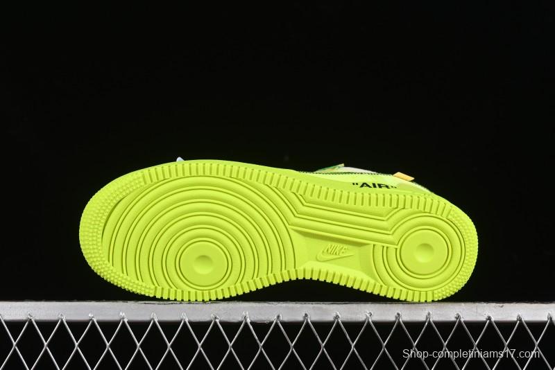 Nike Off White x Air Force 1 Low OW Transparent Yellow Sneakers - AO4606-700