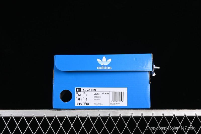 Adidas Originals SL 72 RTN Retro Running Shoes with Ecotex Tongue and EVA Midsole - IJ1282