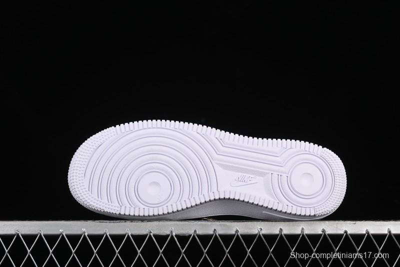 Nike Air Force 1 '07 Low Black Gold Swoosh Casual Sneakers - CT1990-001