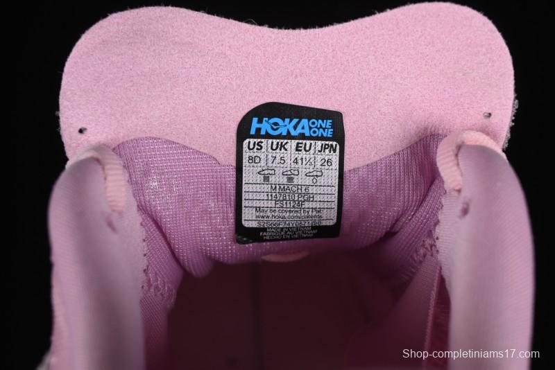 HOKA ONE ONE MACH 6 Flagship Racing Shoes with Carbon Plate Technology and Asymmetric Design - 1147810 PGH