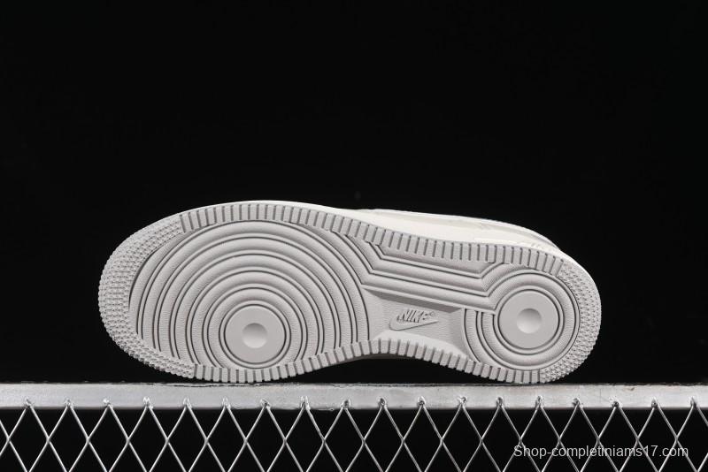 Nike Air Force 1 '07 Low QR Code Light Grey Starry Casual Sneakers - CU1836-963