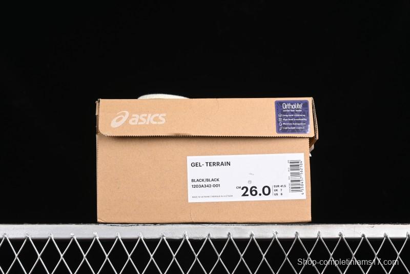 Asics Gel-Terrain Retro Breathable Casual Shoes Cushioned Men's Durable Running Sneakers - 1203A342-001