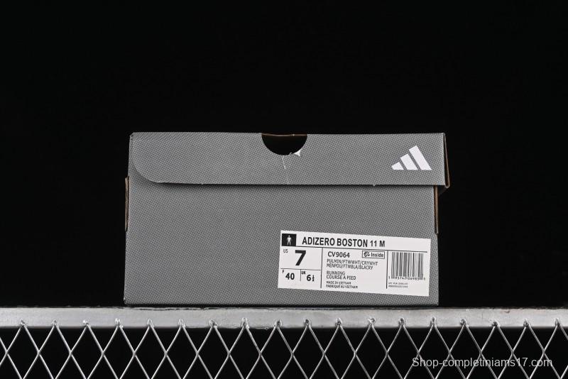 Adidas Adizero Boston 11 Running Shoes with Lightstrike Pro and ENERGYROD for Enhanced Performance - CV9064