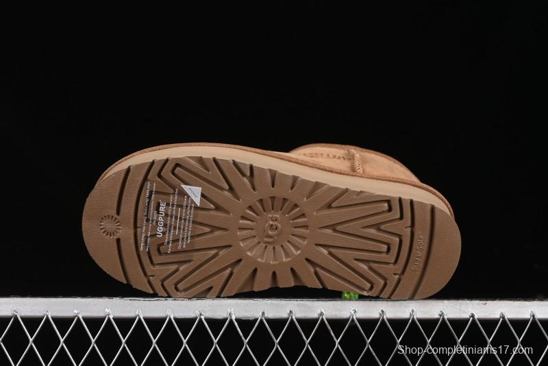 UGG Classic Ultra Mini Platform 3CM Wool Short Boots with TREADLITE Outsole - 1135092