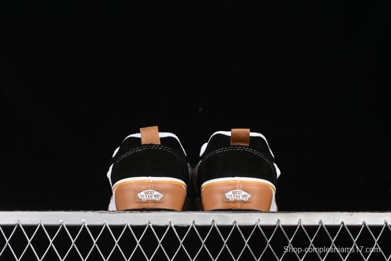 Vans Knu Skool Low Top Retro Casual Vulcanized Skate Shoes with Chunky Tongue - VN0009QCCJI