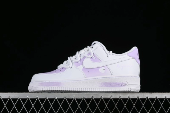 Nike Air Force 1 '07 Low Custom Spray Painting Romantic Message Low-Top Casual Sneakers - ZH0316-028