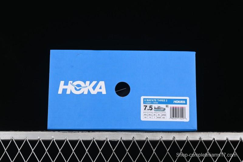 Hoka Mafate Three 2 Ultra-Lightweight Cushioned Trail Running Shoes - 1153931 WNN