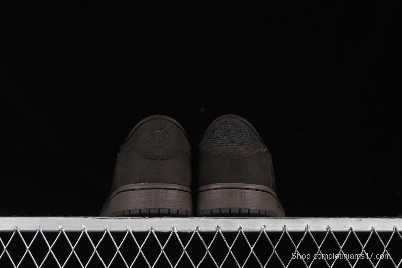 Nike Travis Scott x Air Jordan 1 Low OG AJ1 Reverse Swoosh Sneakers - DM7866-202