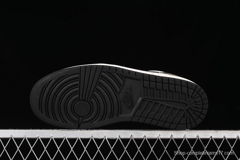 Nike Air Jordan 1 Low AJ1 Retro Basketball Shoes with Mocha Suede Accents - CZ0790-102