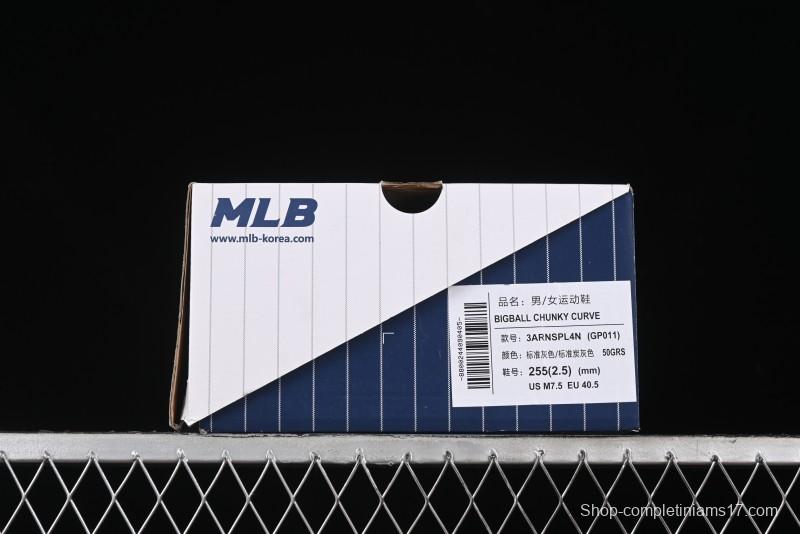 New York Yankees MLB Bigball Chunky Curve Thick Sole Casual Sneakers - 3ARNSPL4N50GRS
