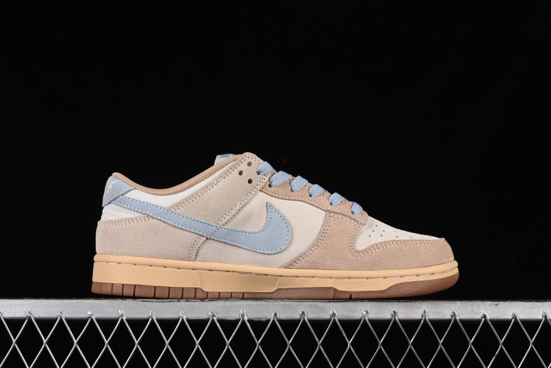 Nike Dunk Low SB Sanddrift Blue Vintage Suede and Light Blue Accent Casual Skate Shoes - HF0106-100