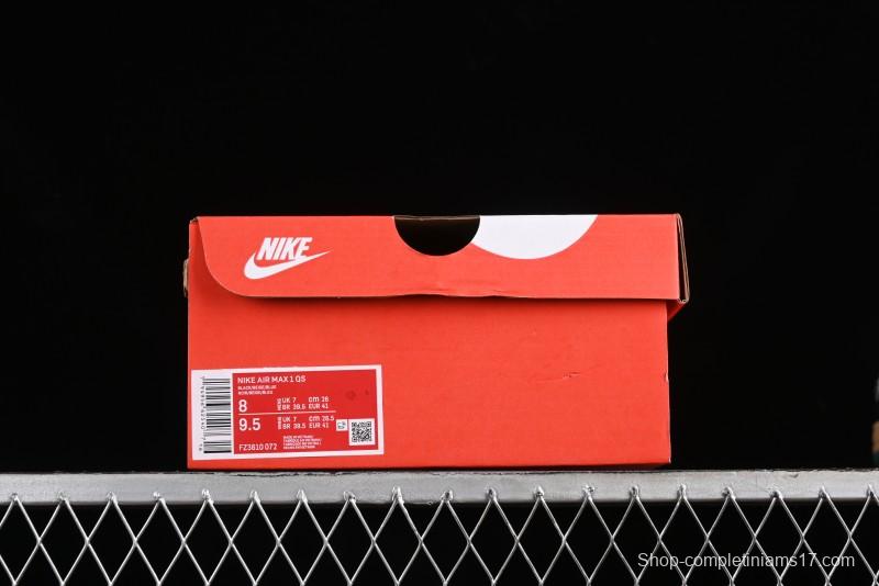 Nike Air Max 1 Retro Running Shoes with Half-Sole Air Cushion - FZ3610-072