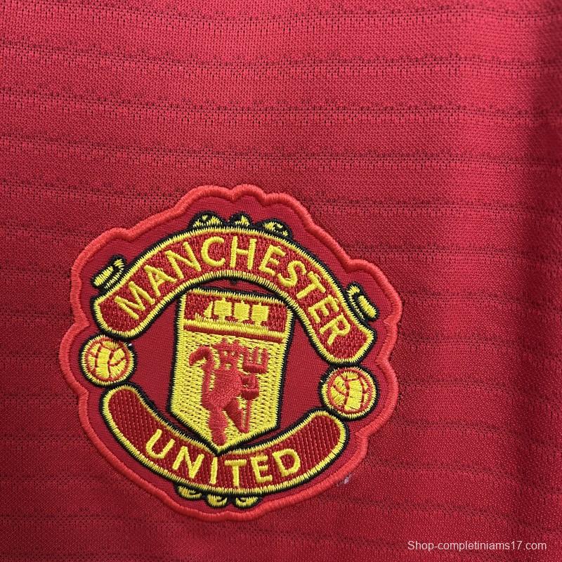 18/19 Retro Manchester United Home Jersey
