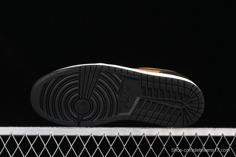 Nike Air Jordan 1 Low Flax/Baroque Brown Casual Basketball Shoes - HQ3603-201