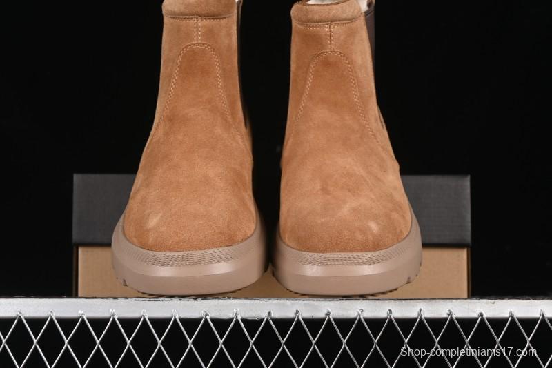 UGG Burleigh Chelsea Winter Snow Boots for Men with Lightweight Anti-Slip Sole and Genuine Wool Leather - 1152050