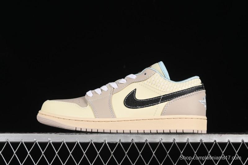 Nike Air Jordan 1 Low Retro Basketball Shoes with Classic Design - HQ3440-101