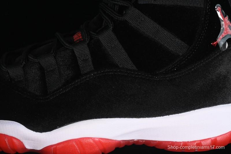 Nike Air Jordan 11 Retro Bred Velvet Basketball Shoes - DB5457-061
